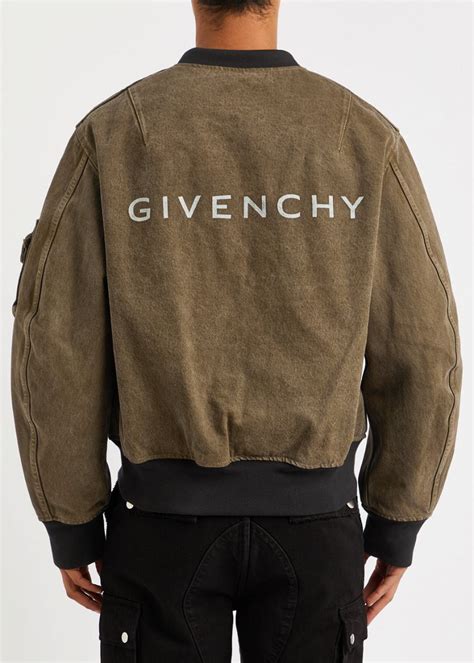 givenchy bomber jacket for sale|givenchy reversible denim bomber.